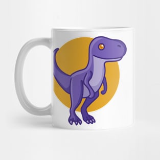 Cute Velociraptor, Dino, Dinosaur Mug